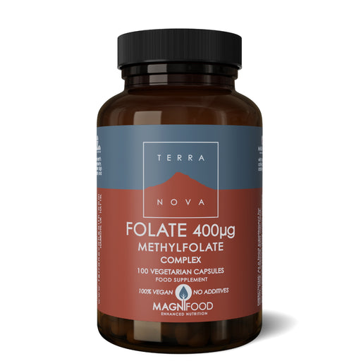 Terranova Folate (Methylfolate) 400Ug Complex 100 Capsules