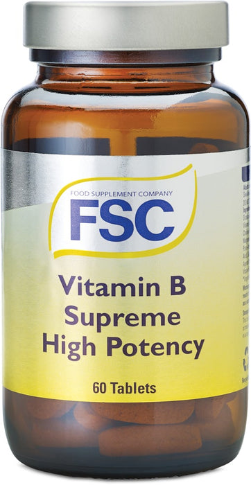 FSC Vitamin B Supreme Hi-potency 60 Capsules