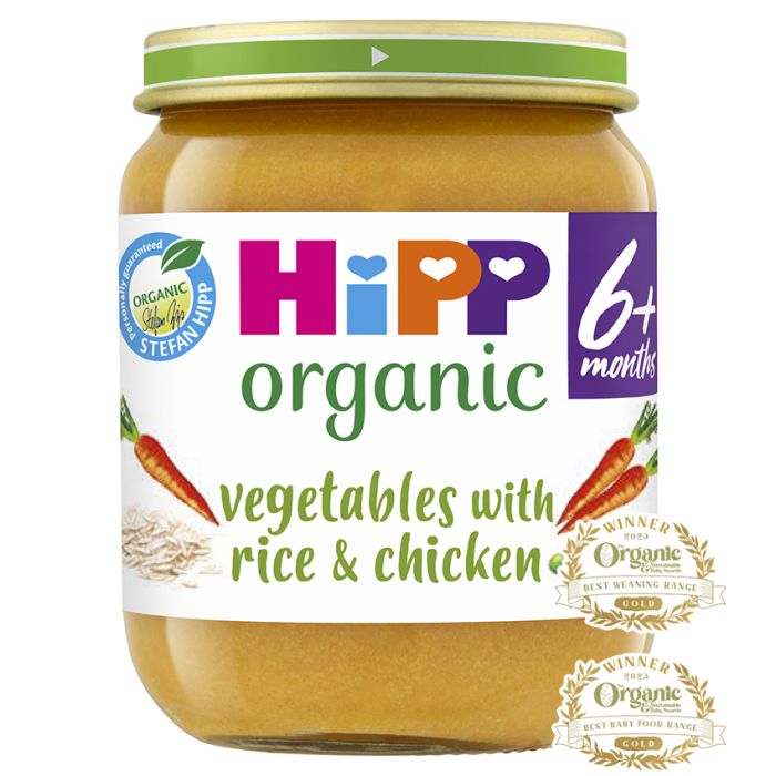 Hipp Vegetables Rice & Chicken 125g