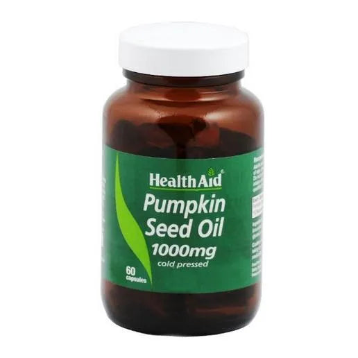 HealthAid Pumpkin Seed Oil 1000mg 60 Capsules