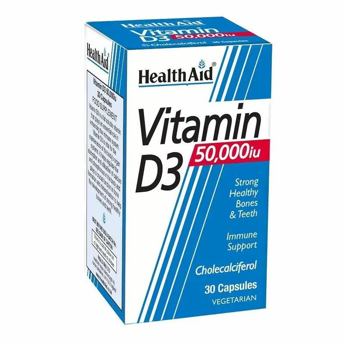 HealthAid Vitamin D3 50,000iu 30 Tablets