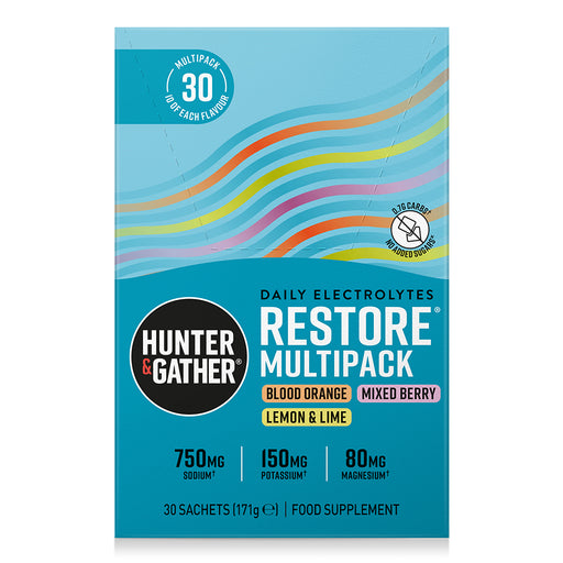 Hunter and Gather Restore Electrolyte Variety Pack 30 Sachets
