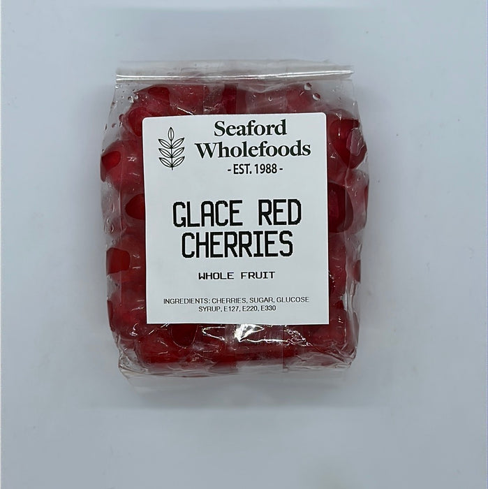 Seaford Wholefoods Glace Red Cherries 250g