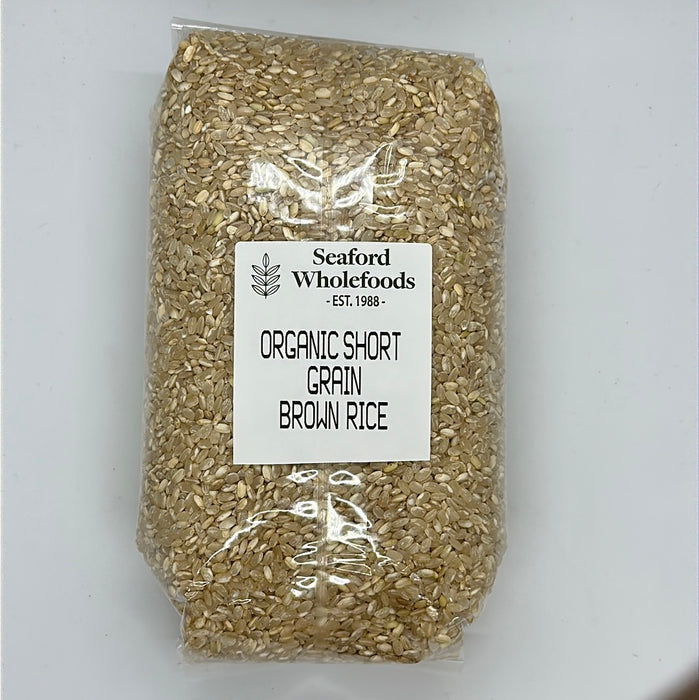 Seaford Wholefoods Organic Short Grain Brown Rice 1KG