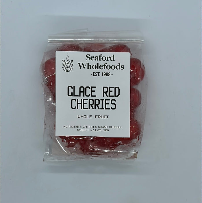 Seaford Wholefoods Glace Red Cherries 125g