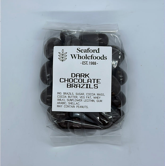 Seaford Wholefoods Dark Chocolate Brazils 200g