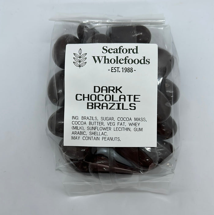 Seaford Wholefoods Dark Chocolate Brazils 200g