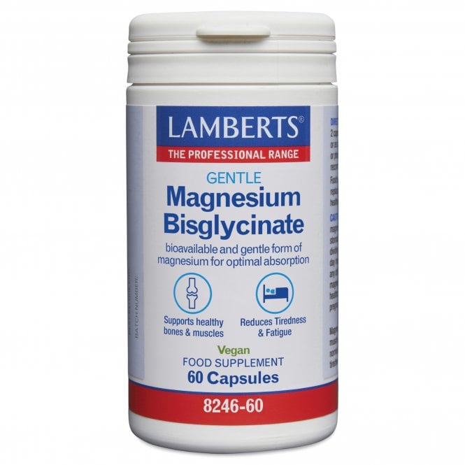 Lamberts Gentle Magnesium Bisglycinate 60 Capsules