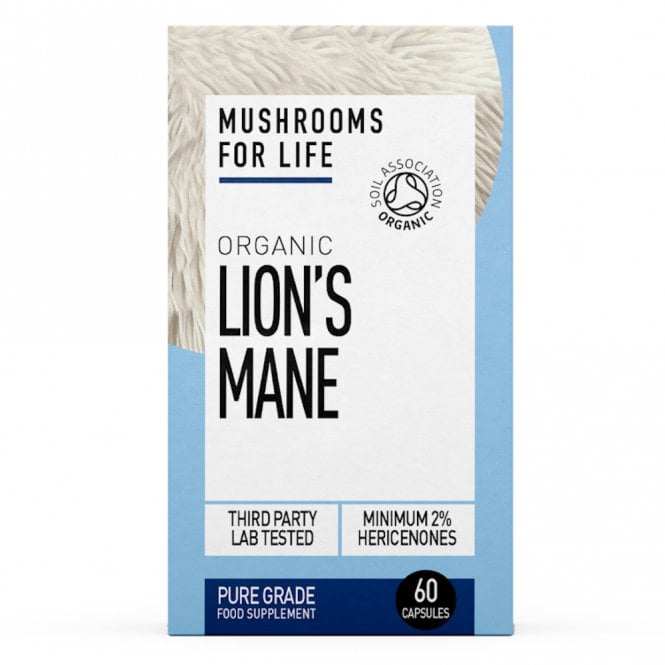 Mushrooms For Life Organic Lion's Mane Focus 60 Capsules