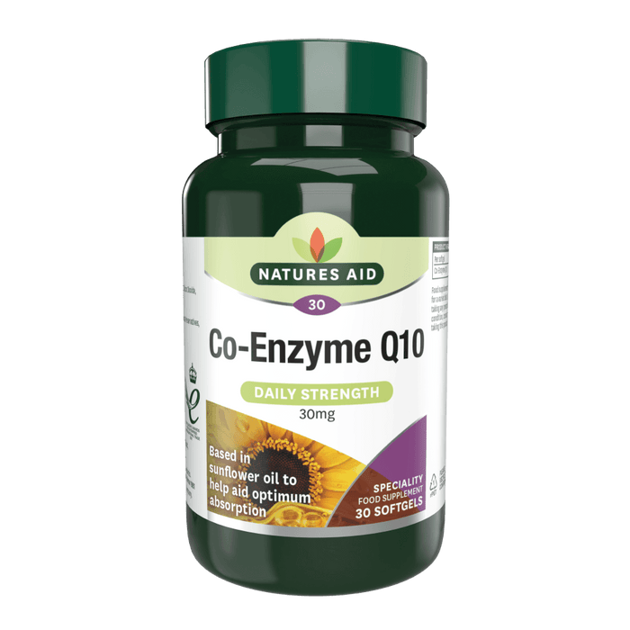 Natures Aid CoQ10 30mg 30 Softgels