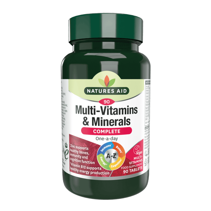 Natures Aid Complete Multi Vitamins and Minerals 90 Tablets