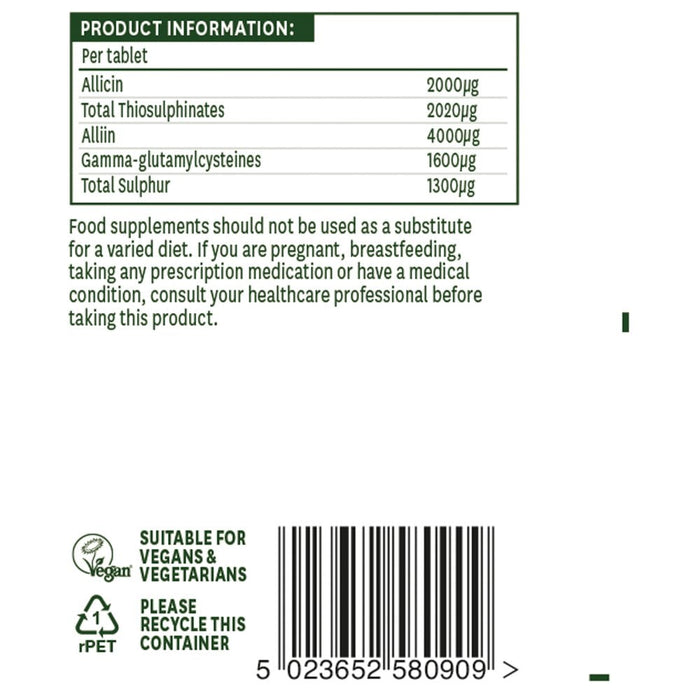 Natures Aid Odourless Garlic Pearls 120 Softgels