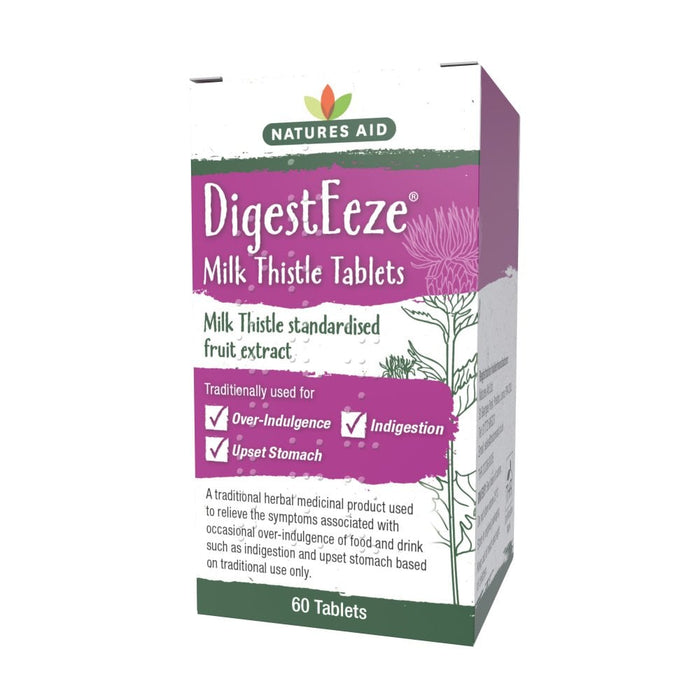 Natures Aid DigestEeze (Milk Thistle) 60 Tablets