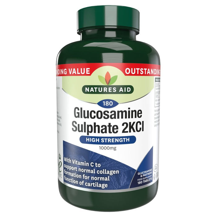 Natures Aid Glucosamine Sulphate 1000mg 180 Tablets