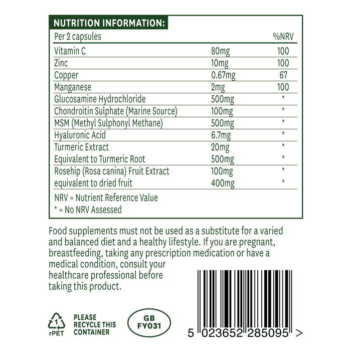 Natures Aid Joint Support Plus 90 Capsules