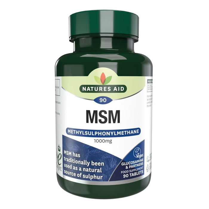 Natures Aid MSM 1000mg 90 Tablets