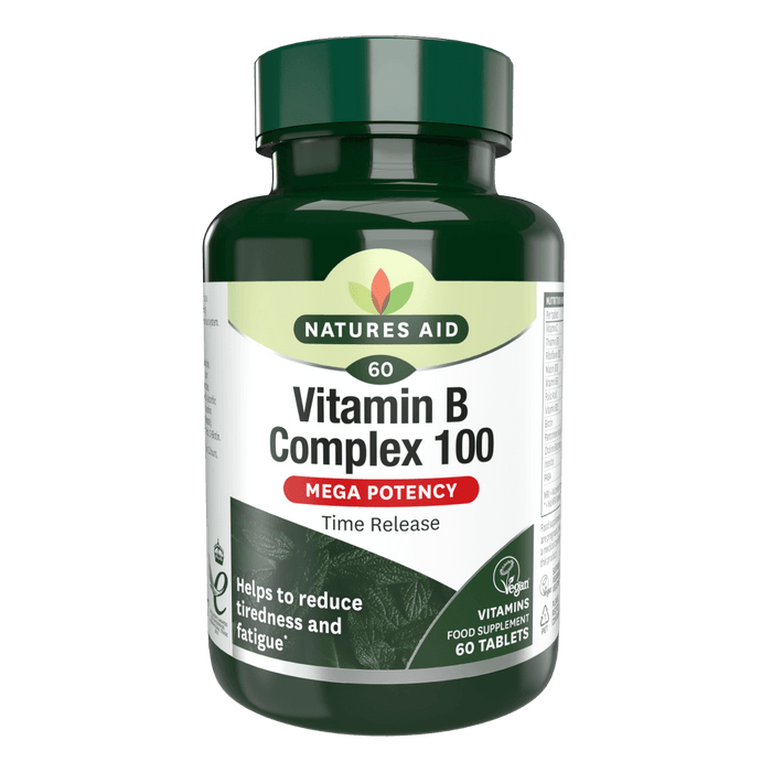 Natures Aid B Complex 100mg Time Release 30 Tablets