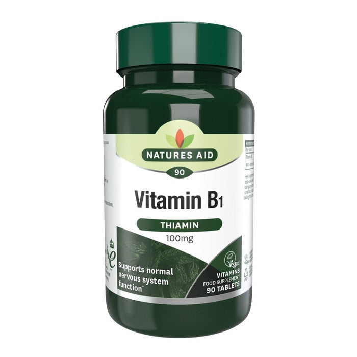 Natures Aid Vitamin B1 100mg 90 Tablets