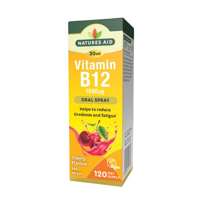 Natures Aid Vitamin B12 Spray 30ml