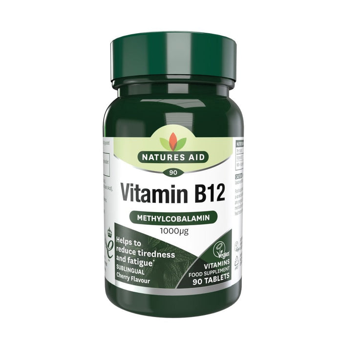 Natures Aid Vitamin B12 1000ug 90 Tablets