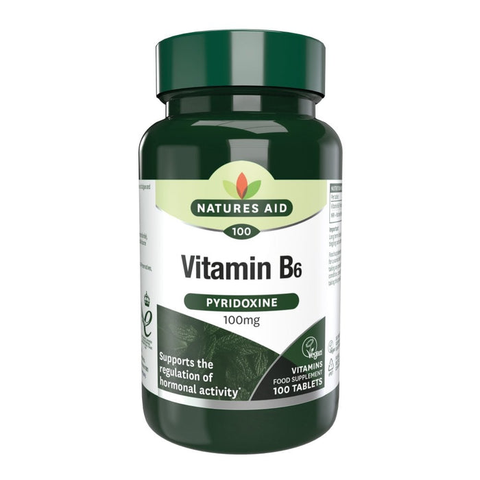 Natures Aid Vitamin B6 100mg 100 Tablets