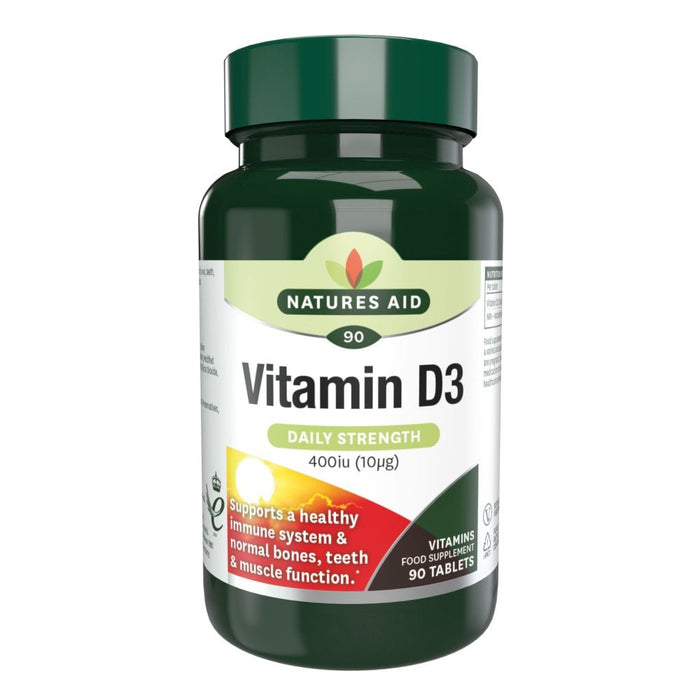 Natures Aid Vitamin D3 400iu 90 Tablets