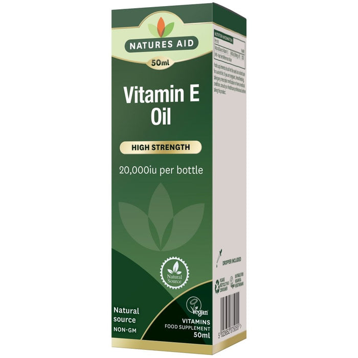 Natures Aid Vitamin E (Natural) 20,000iu oil 50ml