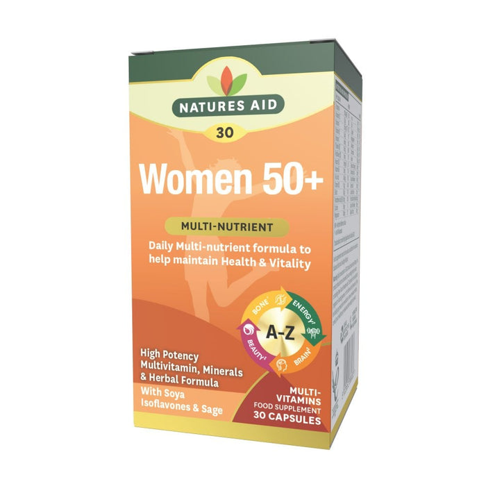 Natures Aid Women 50+ Multi-Vitamins & Minerals 30 Capsules