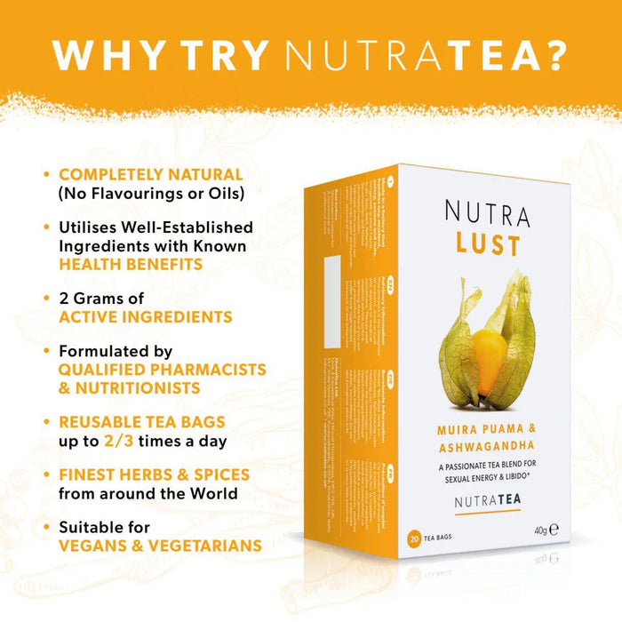 Nutratea Nutra Lust Tea 20 Bags
