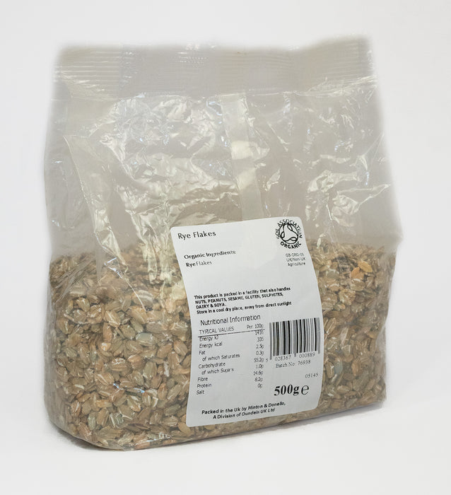 Seaford Wholefoods Organic Rye Flakes 500g