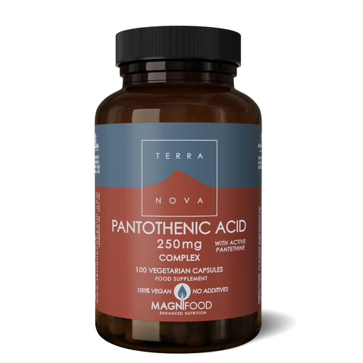 Terranova Pantothenic Acid (With Pantethine) 250Mg Complex 100 Capsules