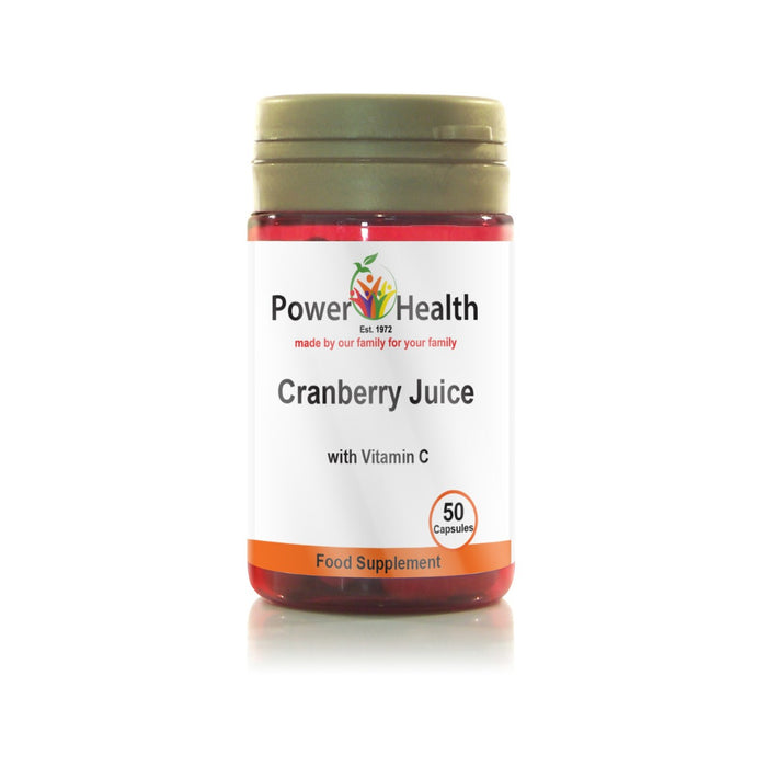 Power Health Cranberry Juice Plus Vit C 50 Capsules