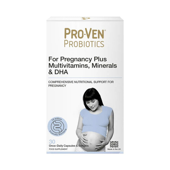 ProVen Probiotics For Pregnancy Plus Multivitamins Minerals & DHA 30 Capsules