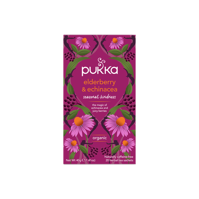 Pukka Elderberry & Echinacea Organic Tea 20 Bags