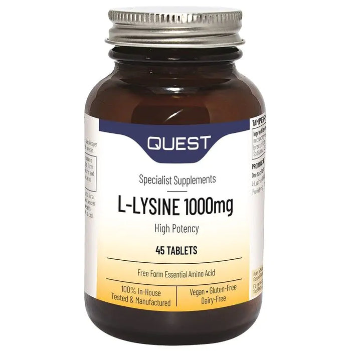 Quest L-Lysine 1000mg 45 Tablets
