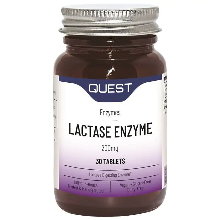 Quest Lactase Enzyme 200mg 30 Tablets