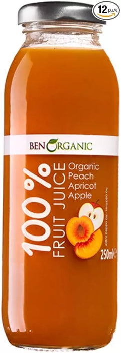 Ben Organic Peach Apricot & Apple Juice 946ml