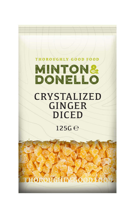 Minton & Donello Crystallised Ginger 125g