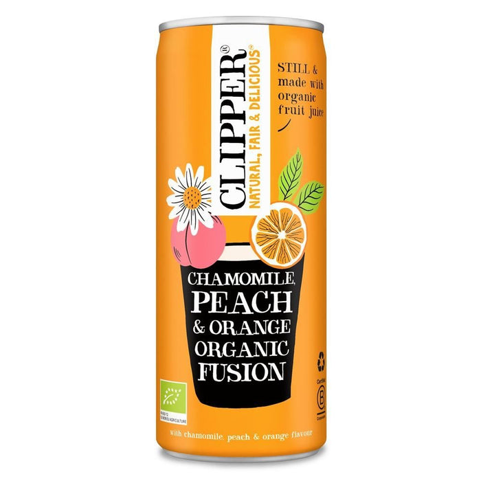 Clipper Chamomile Orange Peach Organic Fusion 250ml