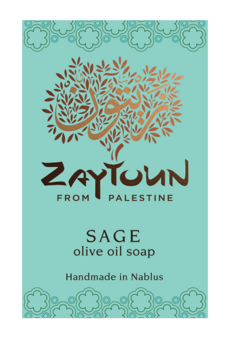 Zaytoun Olive Oil Soap - Sage 100g