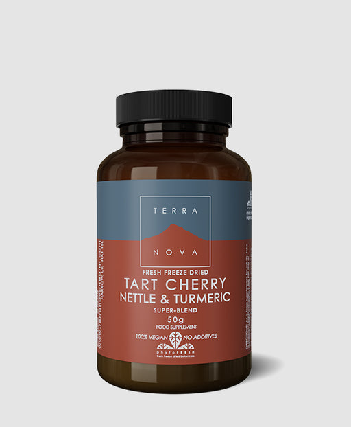 Terranova Tart Cherry, Nettle & Turmeric Super-Blend 50G Capsules