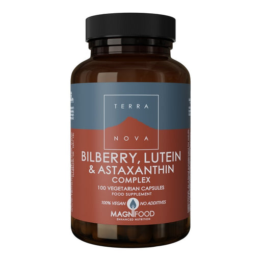 Terranova Bilberry, Lutein & Astaxanthin Complex 100 Capsules