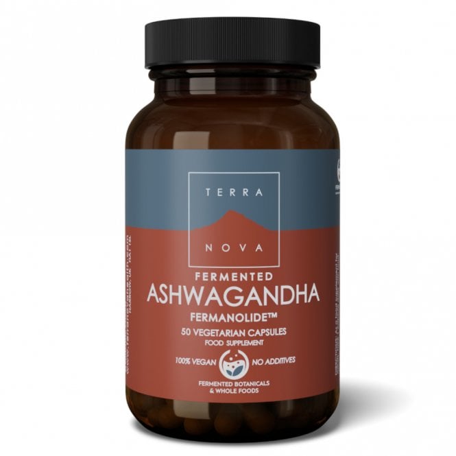 Terranova Fermented Ashwagandha (Fermanolide™) 50 Capsules