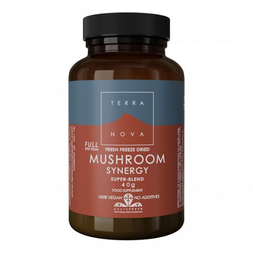 Terranova Mushroom Synergy Super-Blend Powder 40G Capsules