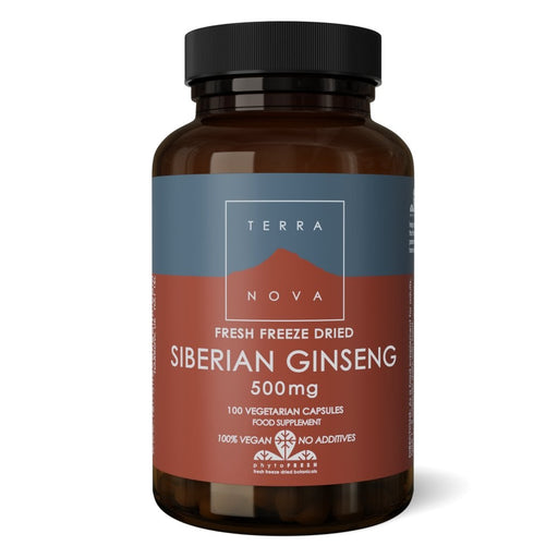 Terranova Siberian Ginseng 500Mg 100 Capsules