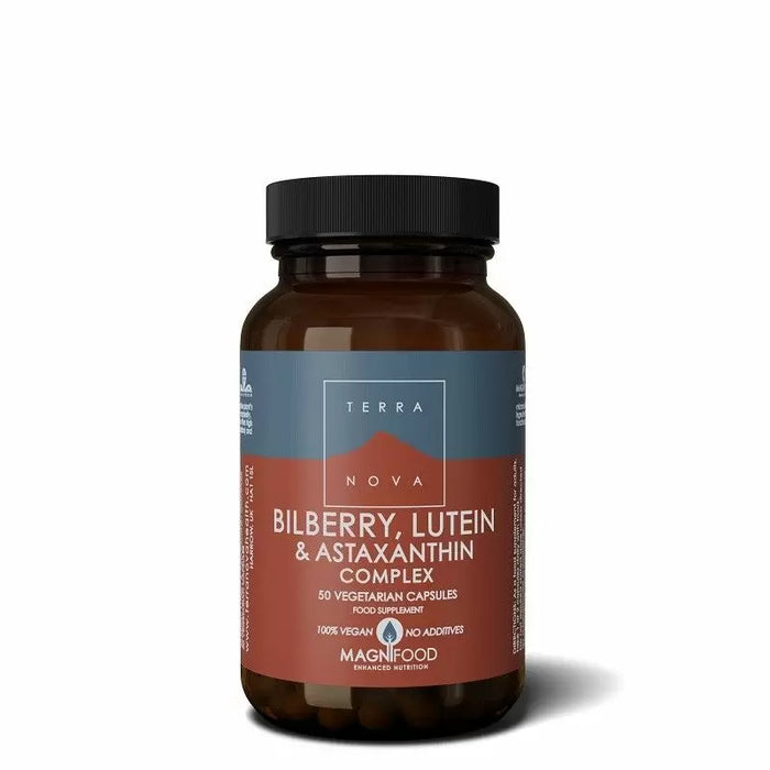 Terranova Bilberry, Lutein & Astaxanthin Complex 50 Capsules