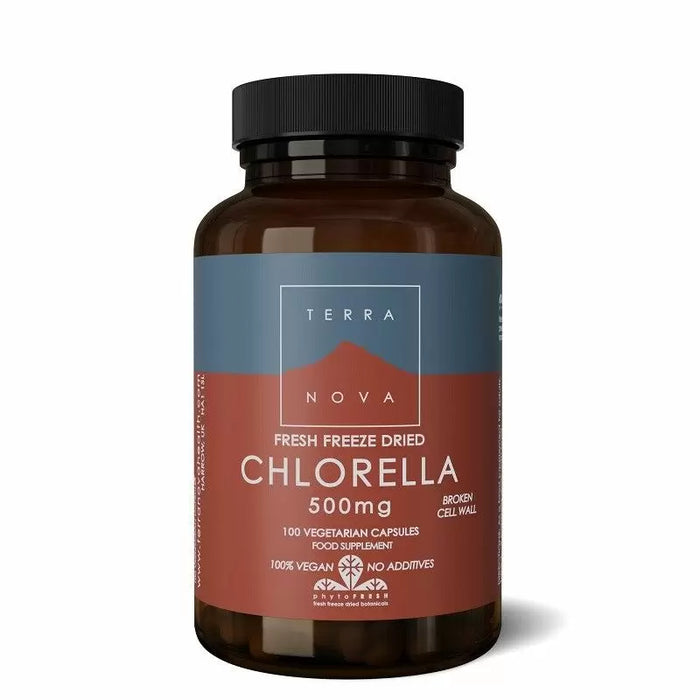 Terranova Chlorella 500Mg 100 Capsules