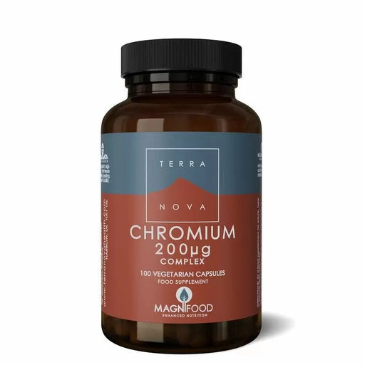 Terranova Chromium 200Ug Complex 100 Capsules