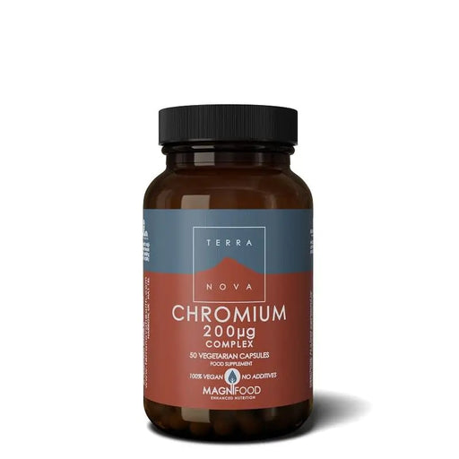 Terranova Chromium 200Ug Complex 50 Capsules