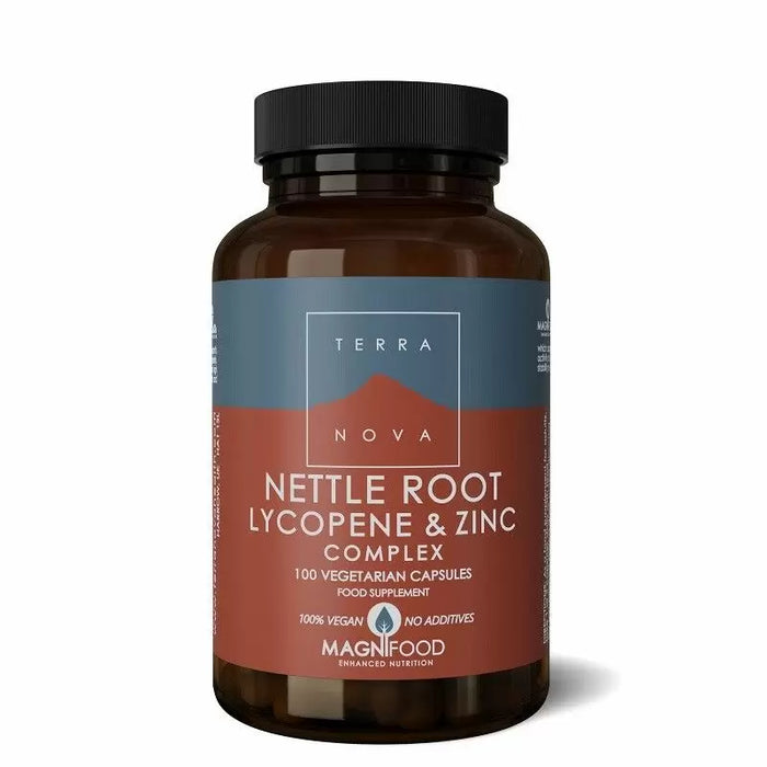 Terranova Nettle Root, Lycopene & Zinc Complex 100 Capsules